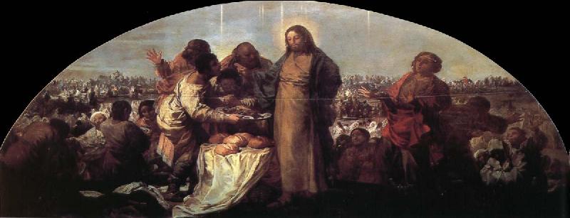 Francisco Goya Miracle of the Loaves and Fishes Germany oil painting art